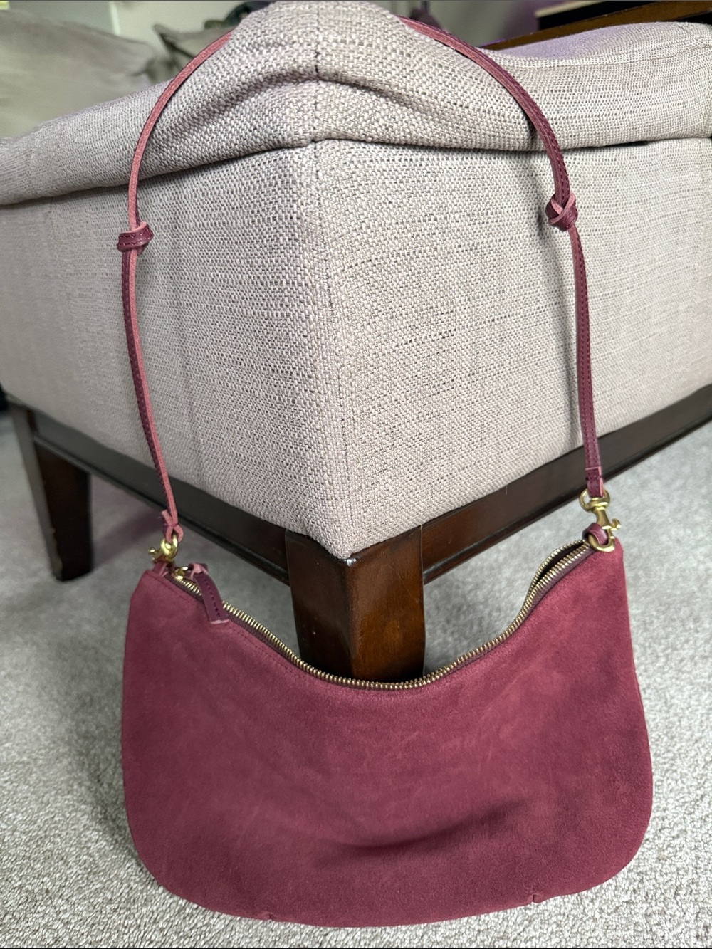 Clare V Suede Shoulder Bag